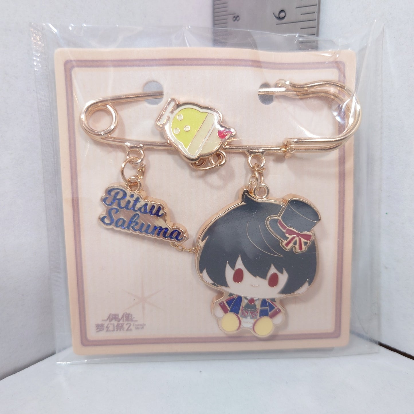 Ritsu Sakuma Knights Ensemble Stars CN Brooch Pin