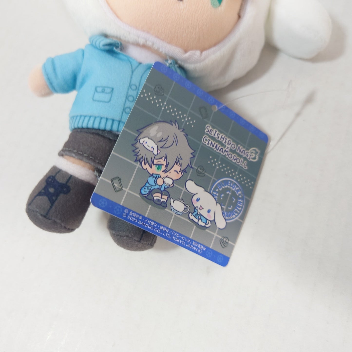 Sanrio x Blue Lock Seishiro Nagi & Cinnamoroll Plush