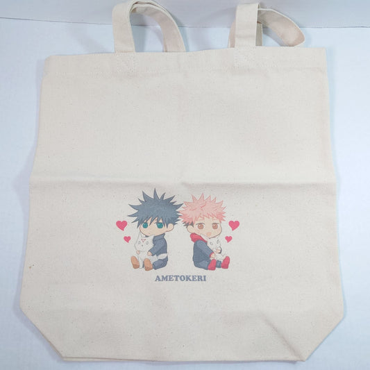Yuji Itadori x Megumi Fushiguro Jujutsu Kaisen Doujin Tote Bag