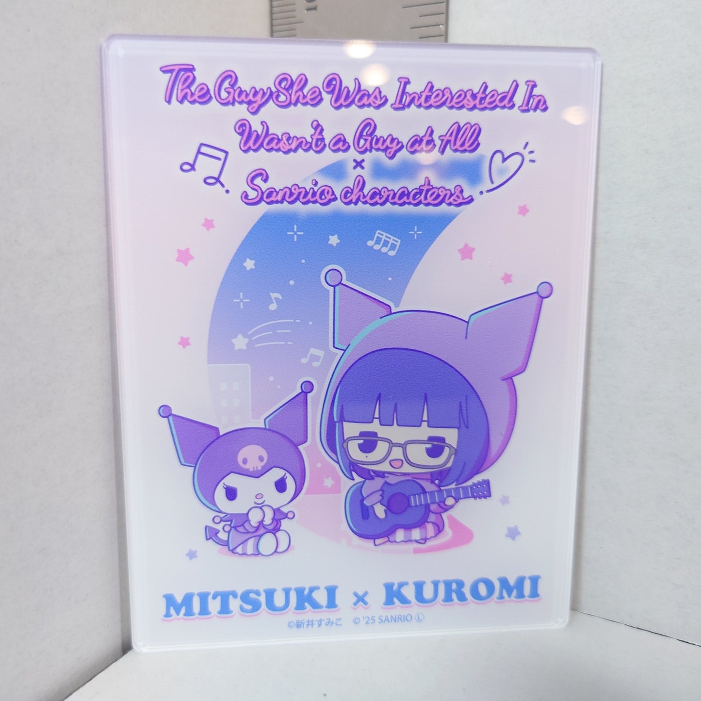 The Guy She Was Interested In Wasn't A Guy At All x Sanrio Pop-Up Acrylic Card