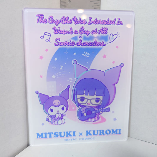 The Guy She Was Interested In Wasn't A Guy At All x Sanrio Pop-Up Acrylic Card