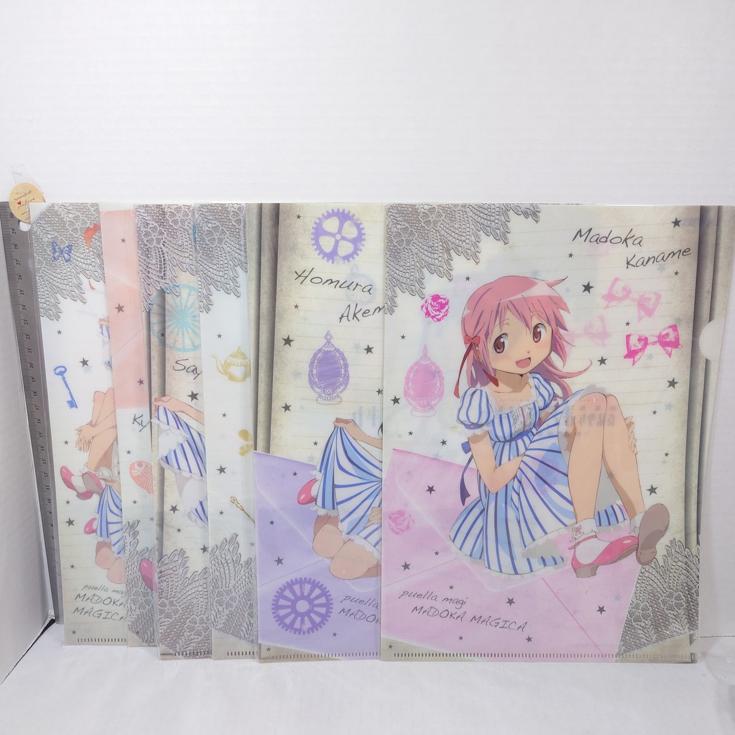 COMPLETE SET Madoka Magica Rebellion x Lawson Clear File