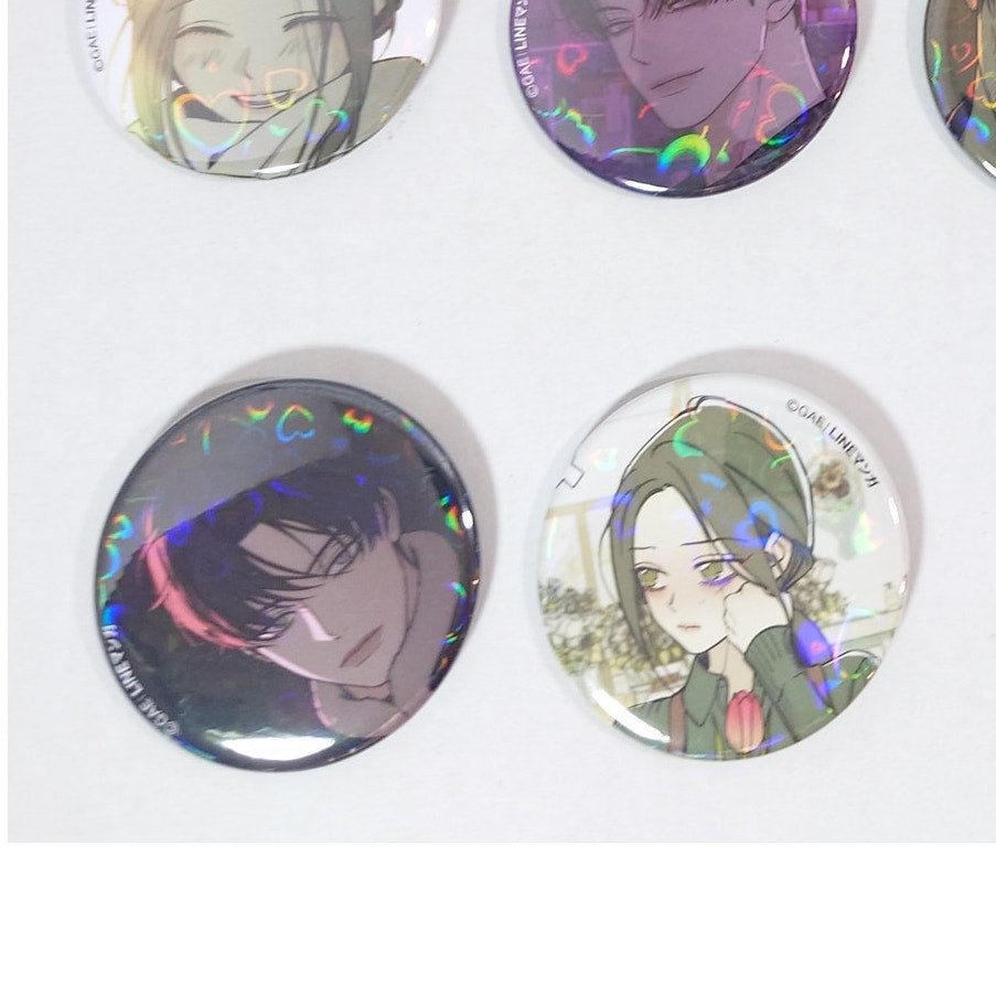 Tears on a Withered Flower Badge Set