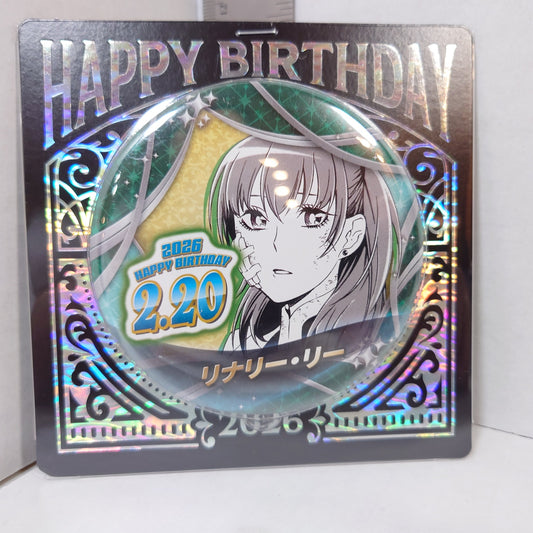 Lenalee Lee D.Gray-man 2026 Birthday Badge