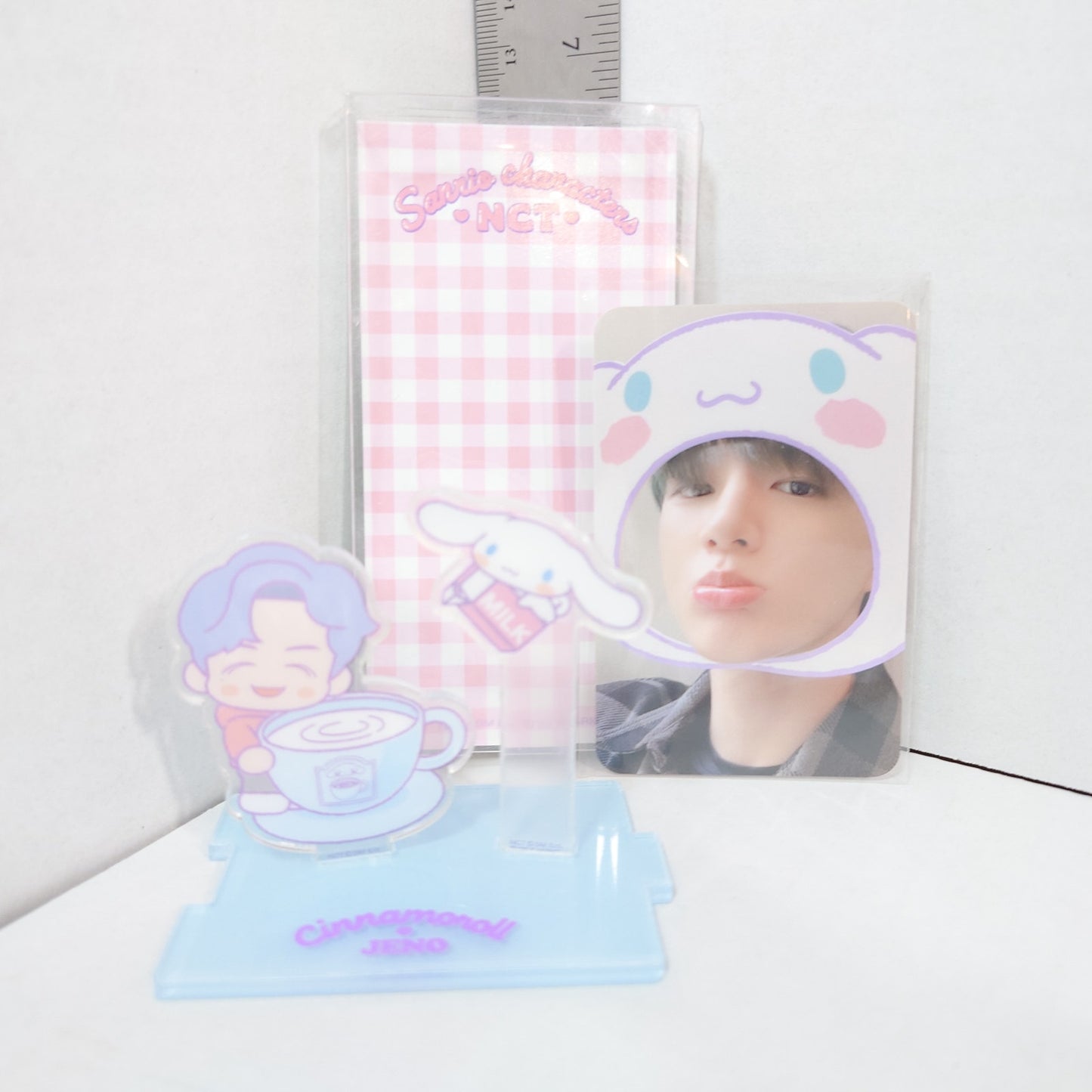 NCT x Sanrio Jeno & Cinnamoroll Acrylic Stand & Photocard Set