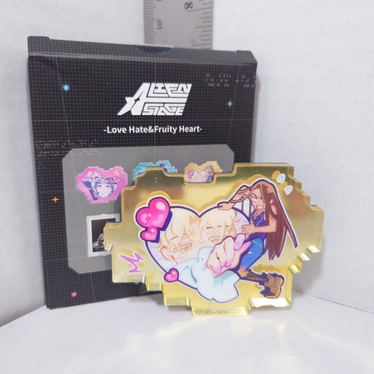 Hyuna & Luka Alien Stage -Love Hate&Fruity Heart DLC Acrylic Magnet