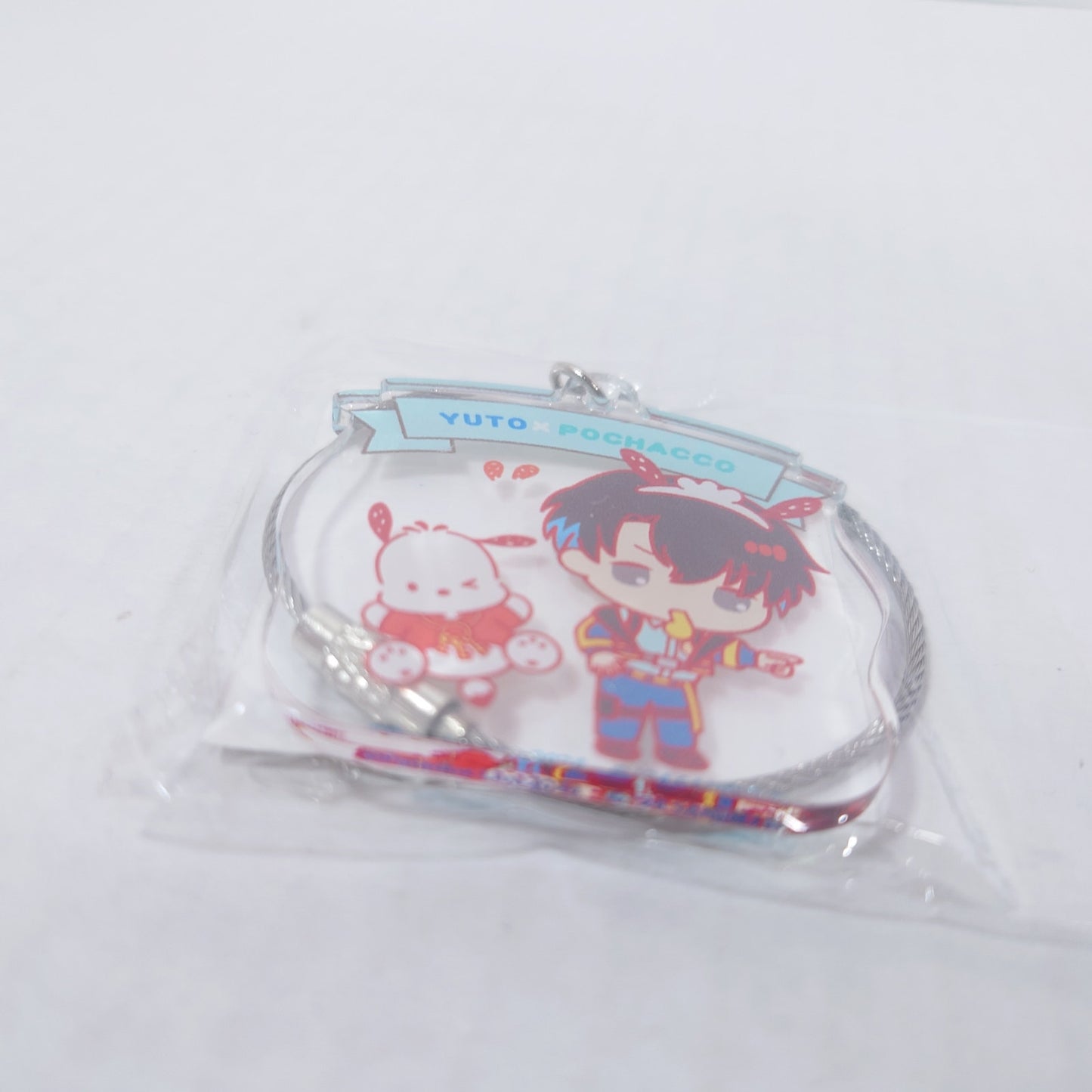 Yuto Inukai Goku Luck Paradox Live x Sanrio (Pochacco) Acrylic Keychain