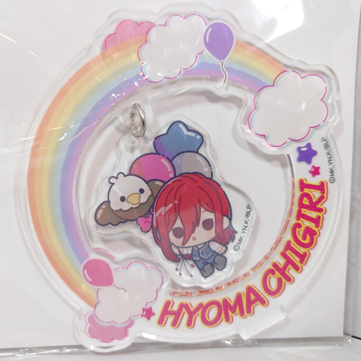 Hyoma Chigiri Blue Lock Swinging Pendent Acrylic Stand