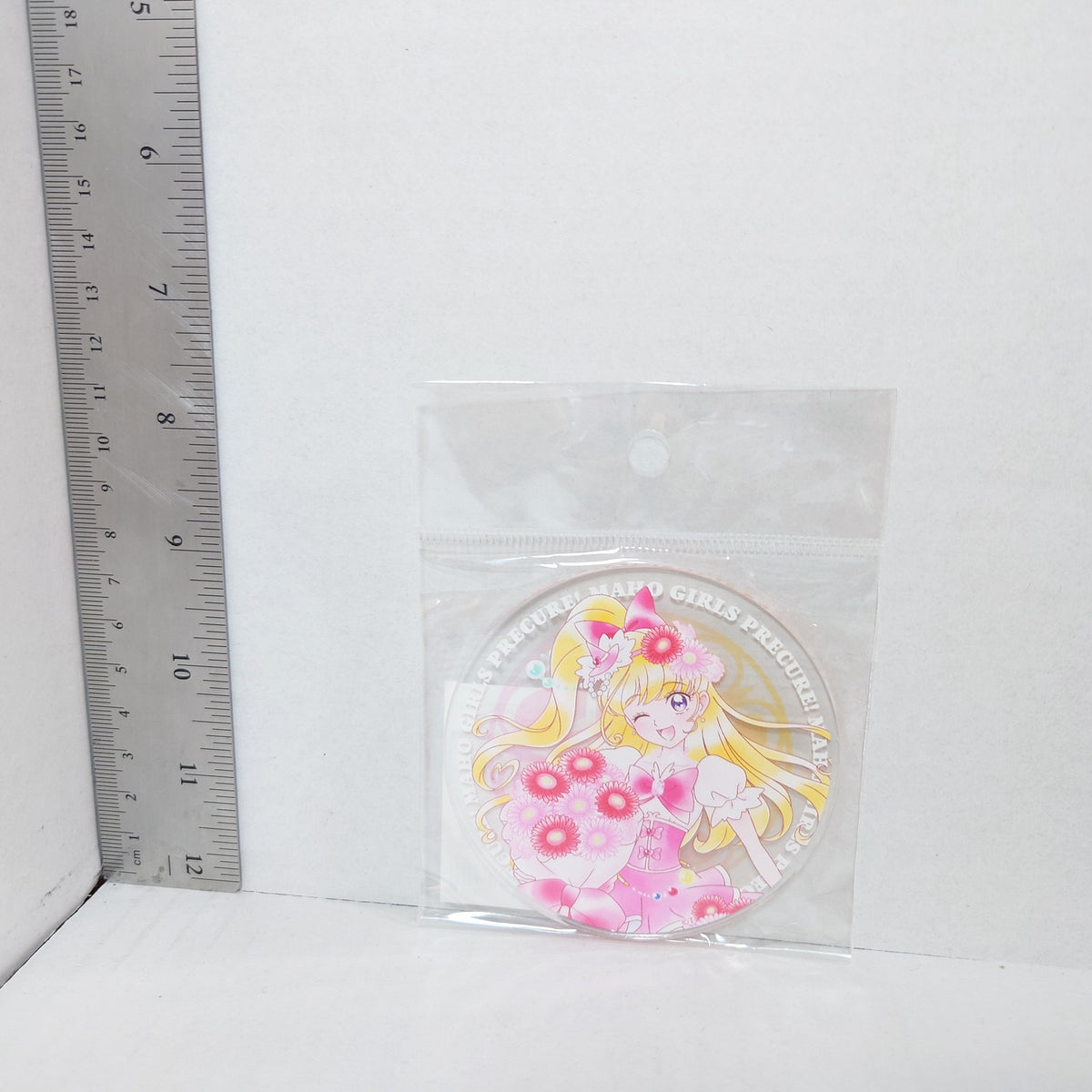 Cure Miracle Maho Tsugai Pretty Cure! (Precure) 10th Anniversary Collab Cafe Acrylic Coaster