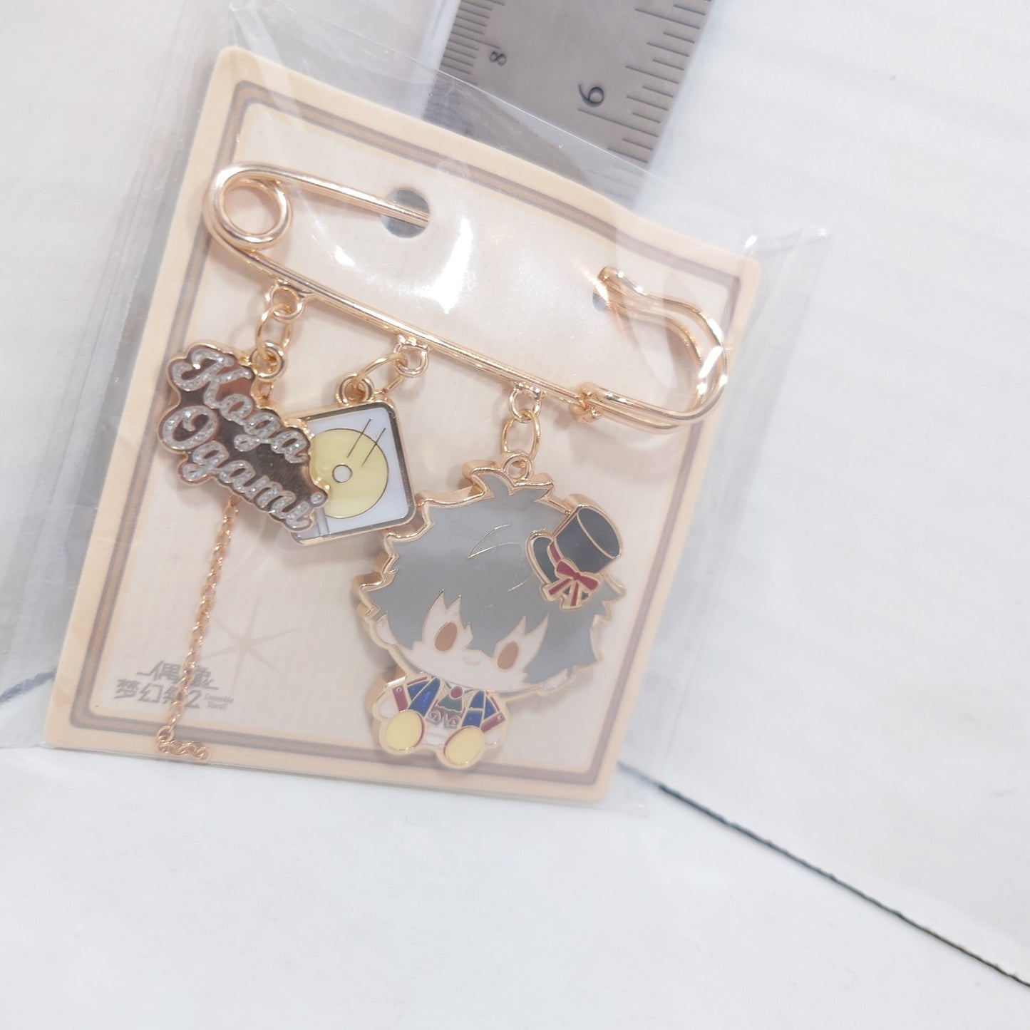 Oogami Koga UNDEAD Ensemble Stars CN Brooch Pin