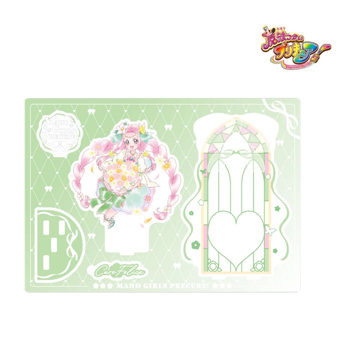 Cure Felice Maho Tsugai Pretty Cure! (Precure ) 10th Anniversary Collab Cafe BIG ACRYLIC STAND