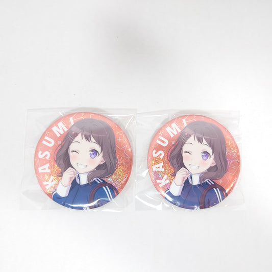 Kasumi Toyama Poppin'Party Bang Dream! x WEGO 10th Anniversary Badge Set