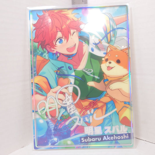 Subaru Akehoshi Ensemble Stars Plastic Postcard w/Stand