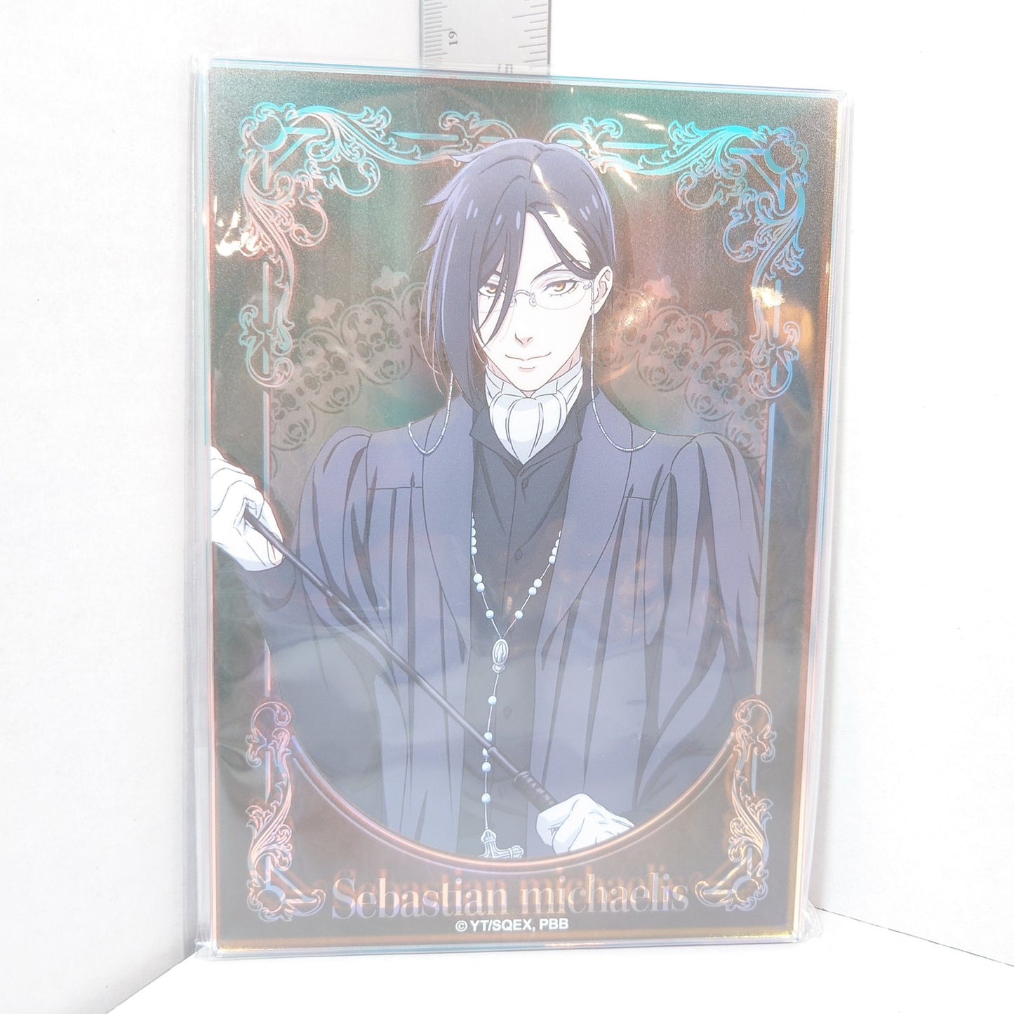Sebastian Michaelis Black Butler Boarding School Arc Acrylic Panel/Stand