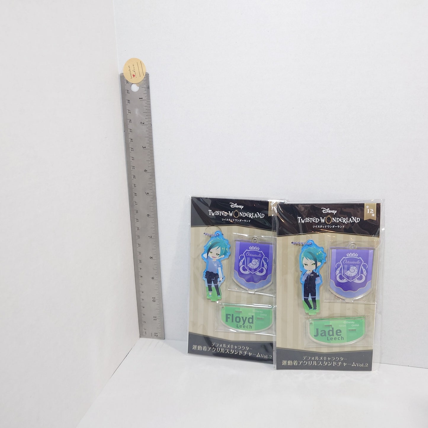 Floyd & Jade Leech Octavinelle Twisted Wonderland Acrylic Stand Keychain Set