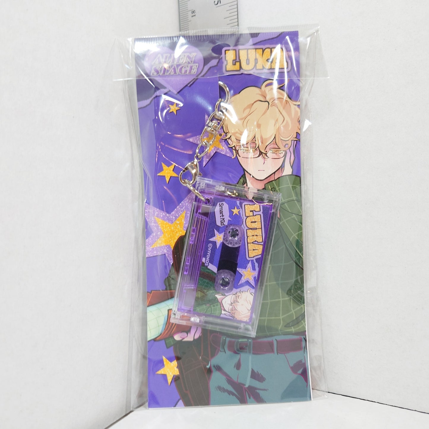 Luka Alien Stage Find your Plus One! Cassette Keychain