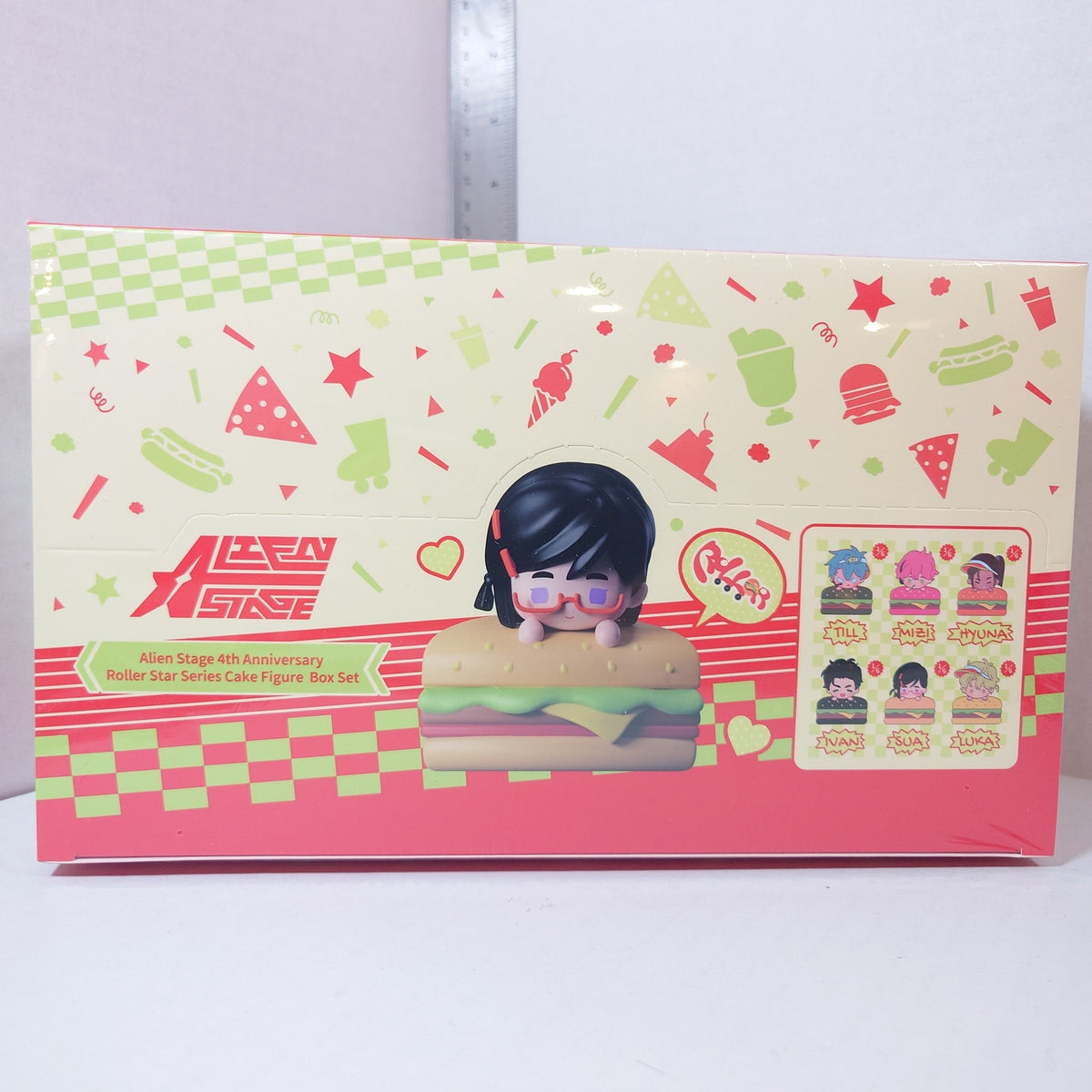COMPLETE SET Alien Stage 4th Anniversary Roller Stars Series Cake Figure Box Set