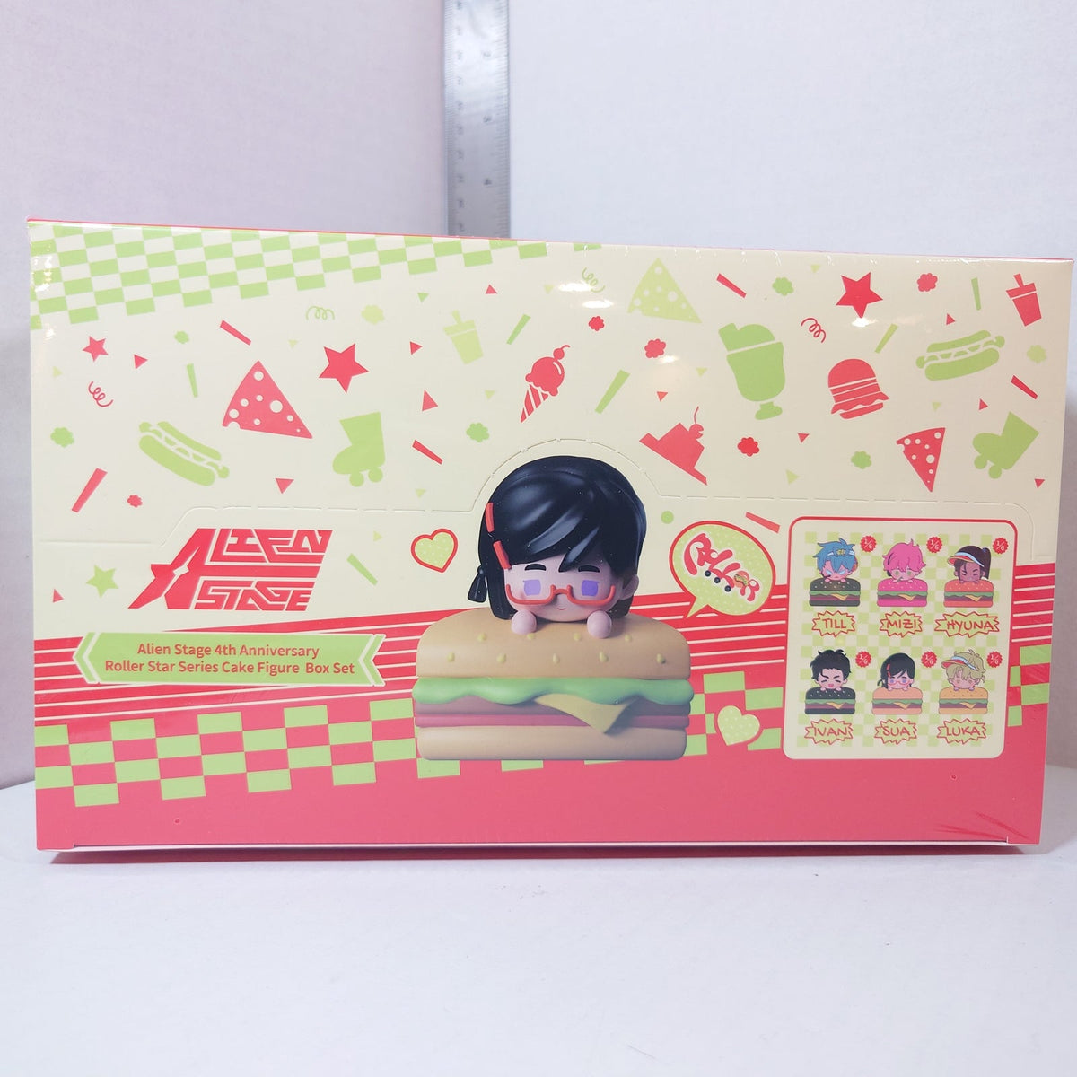 COMPLETE SET Alien Stage 4th Anniversary Roller Stars Series Cake Figure Box Set