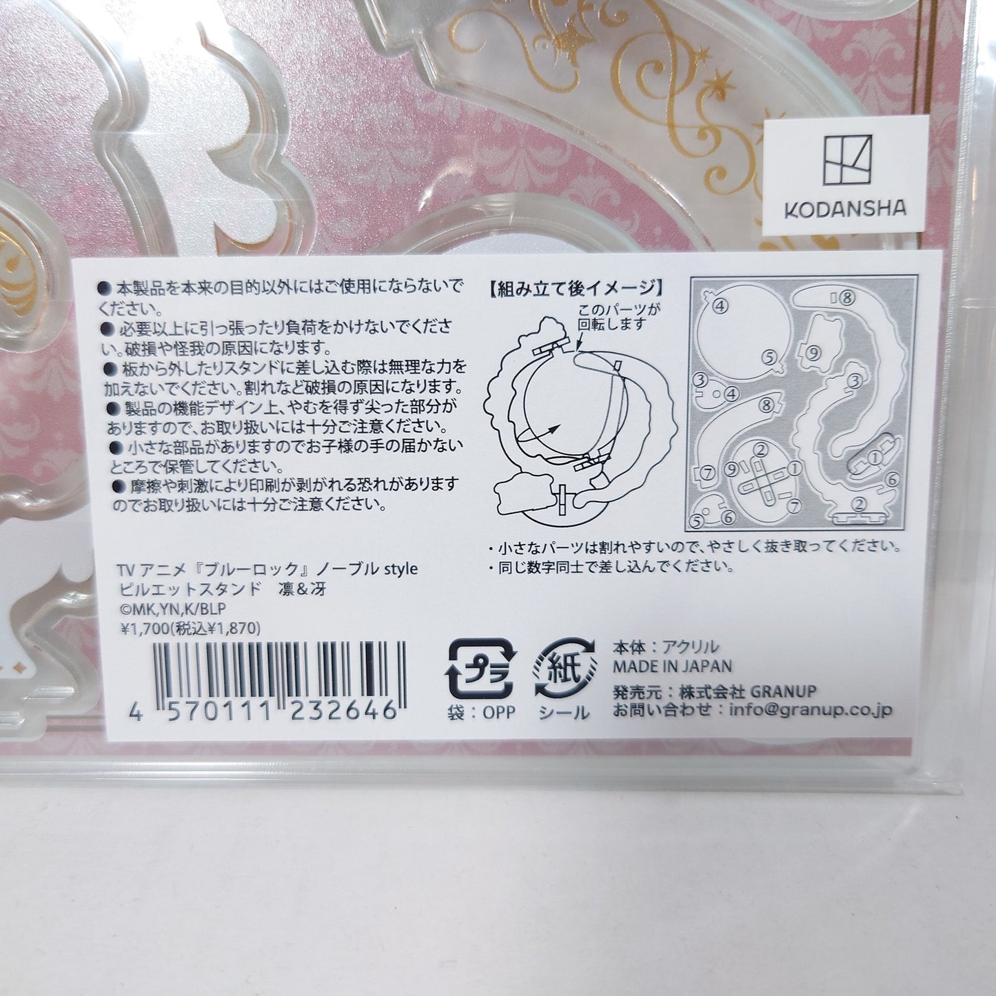 Rin Itoshi & Sae Itoshi Blue Lock Double-Sided Acrylic Stand
