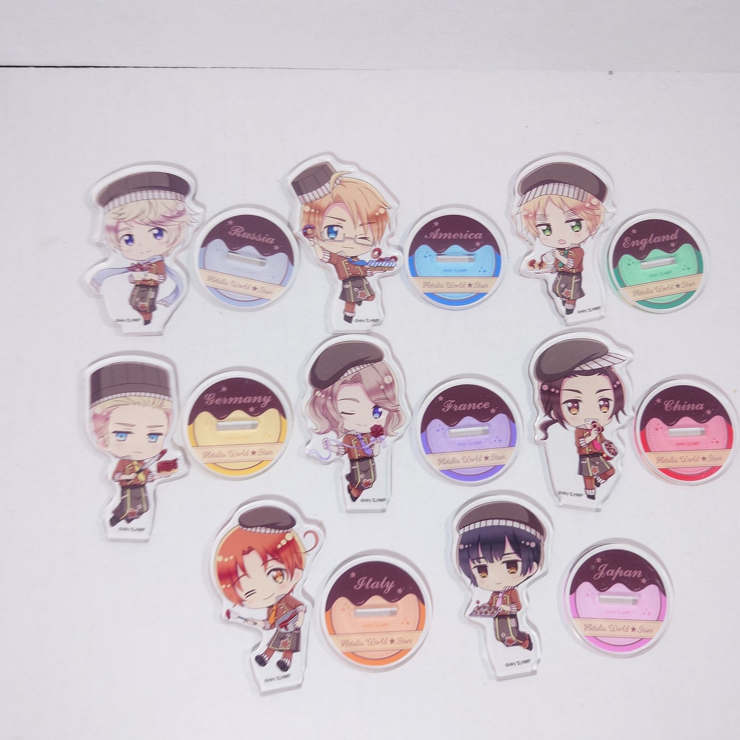 COMPLETE SET Hetalia Acrylic Stand