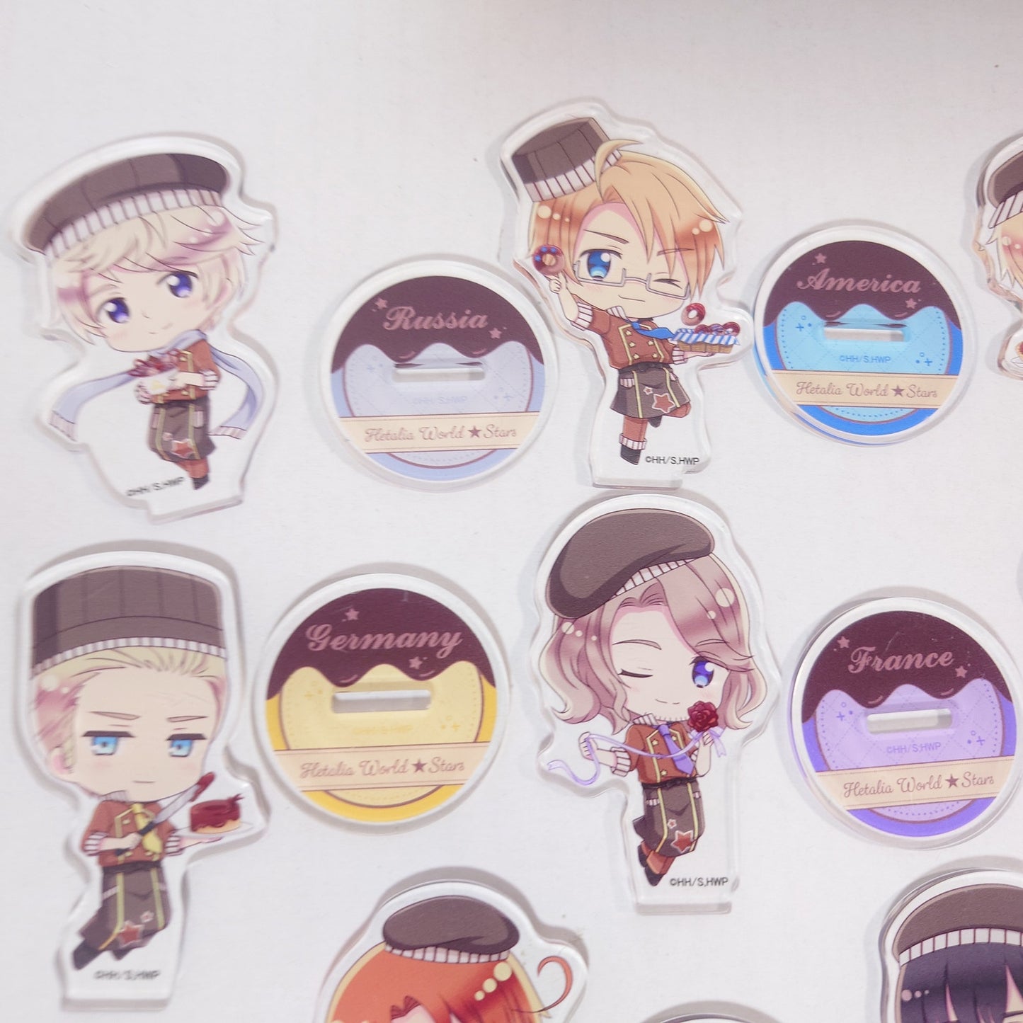 COMPLETE SET Hetalia Acrylic Stand