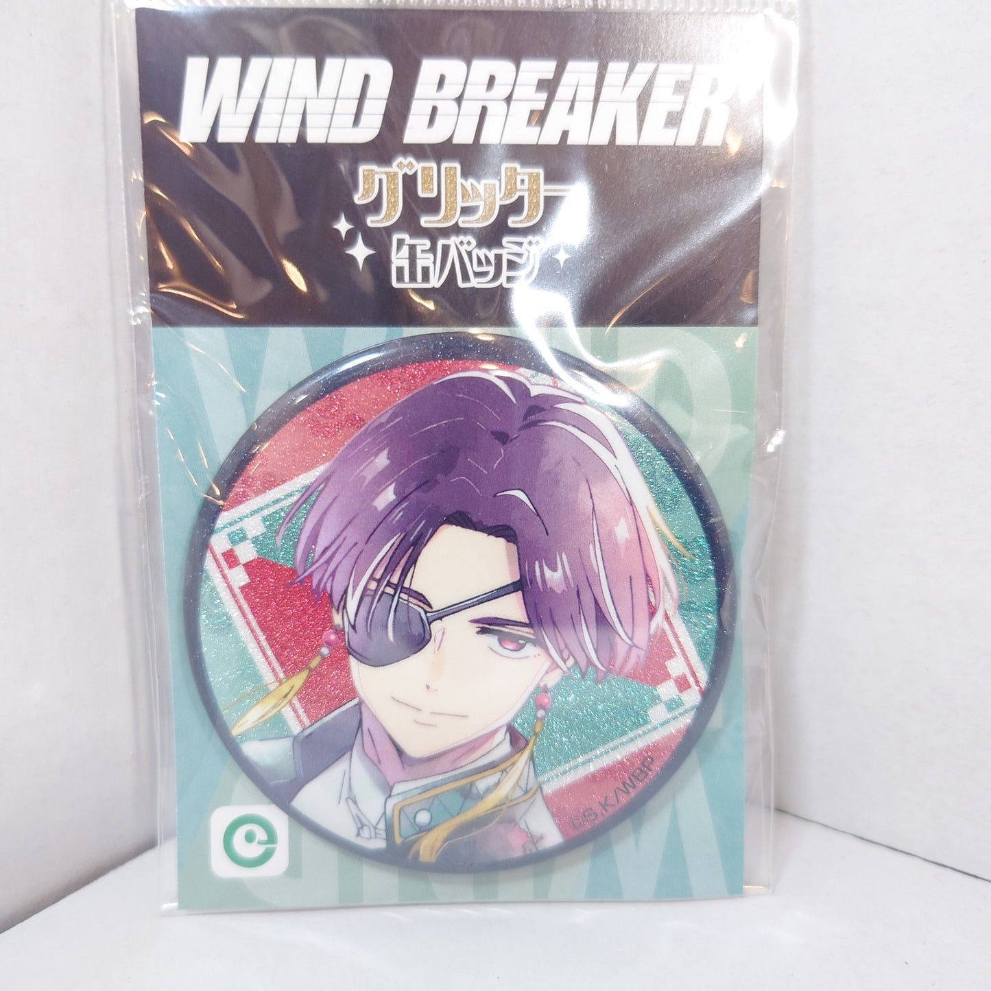 Hayato Suo WIND BREAKER Glitter Badge Pin