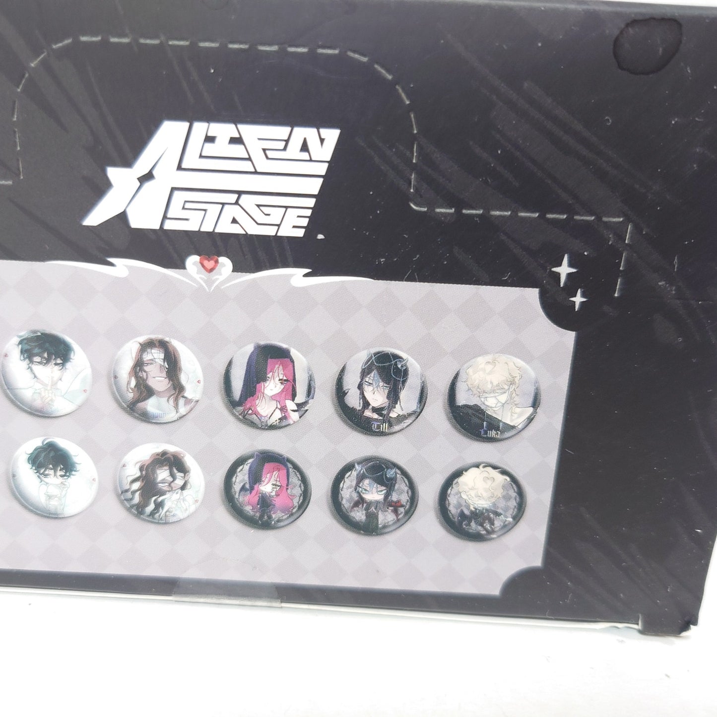 Alien Stage Angels and Devils March Monster Cafe Badge Box Set