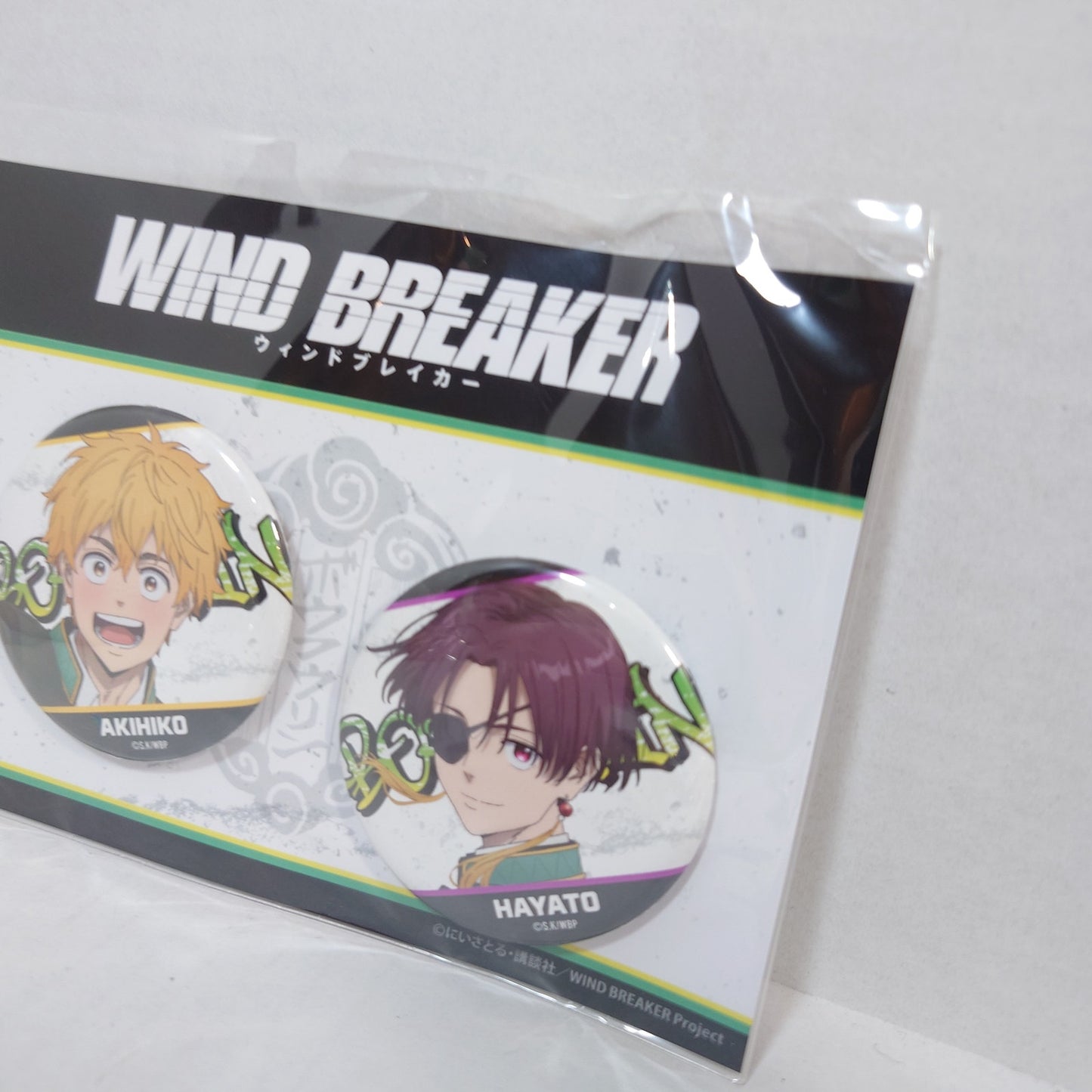Hayato Suo & Akihiko Nirei WIND BREAKER Pin Badge Set