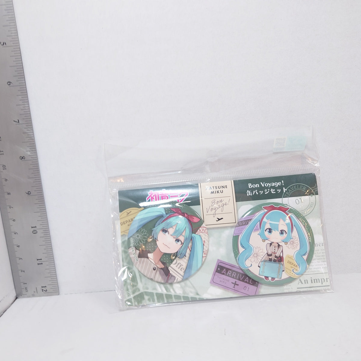 MIKU HATSUNE VOCALOID Bon Voyage! Badge Set