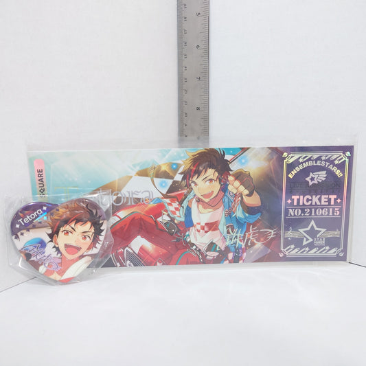 Tetora Nagumo RYUSEITAI Ensemble Stars Ticket & Pin Set