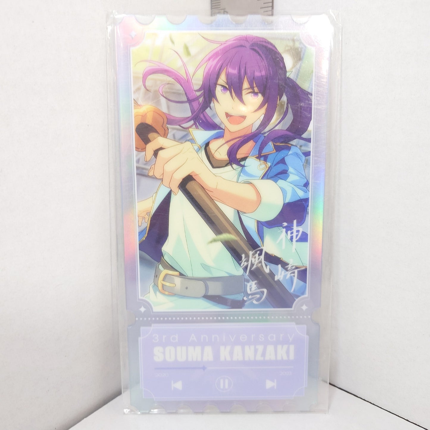 Keito Hasumi AKATSUKI Ensemble Stars KR 3rd Anniversary Acrylic Ticket