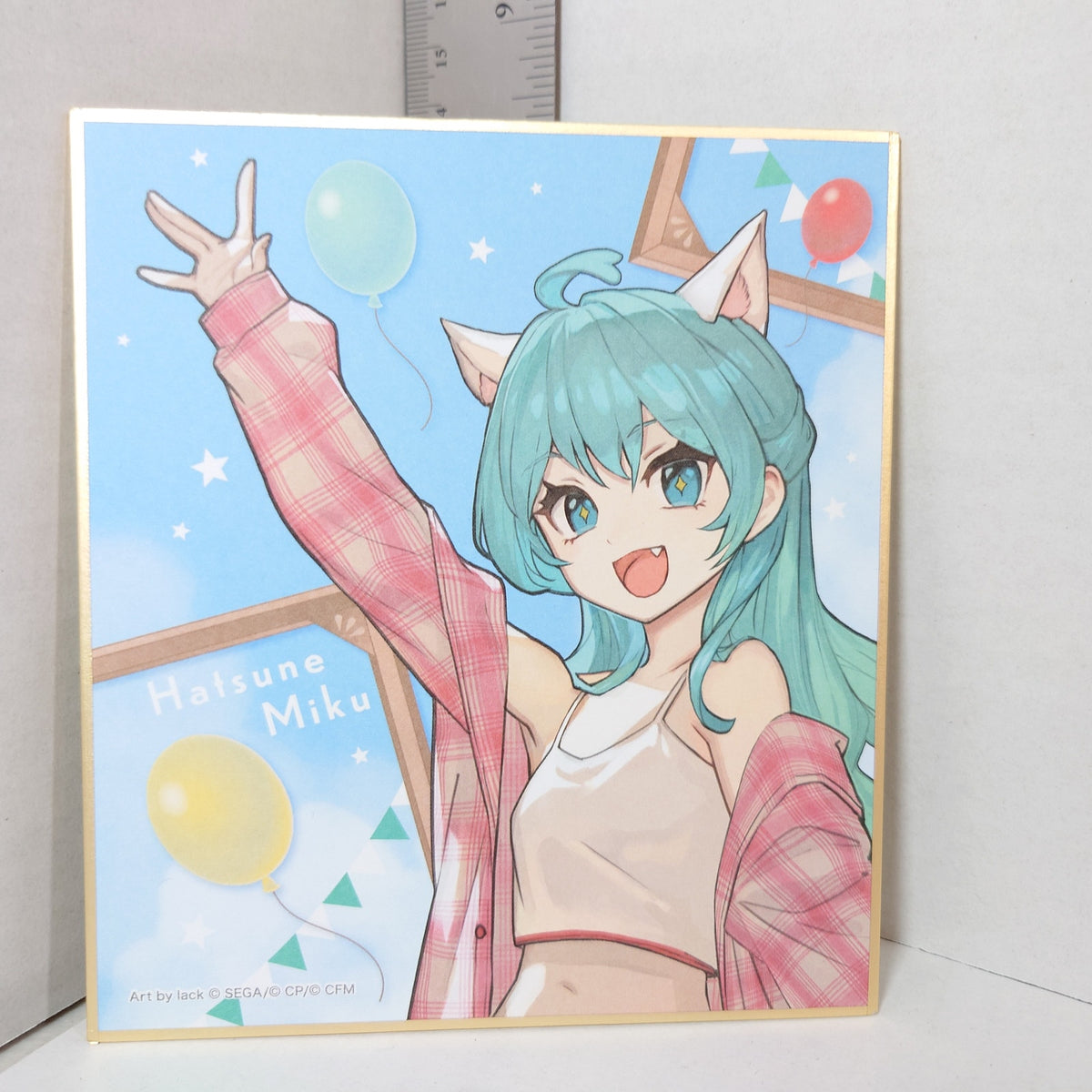 MIKU HATSUNE Wonderlands x Showtime Project Sekai x ZOZOTOWN Shikishi