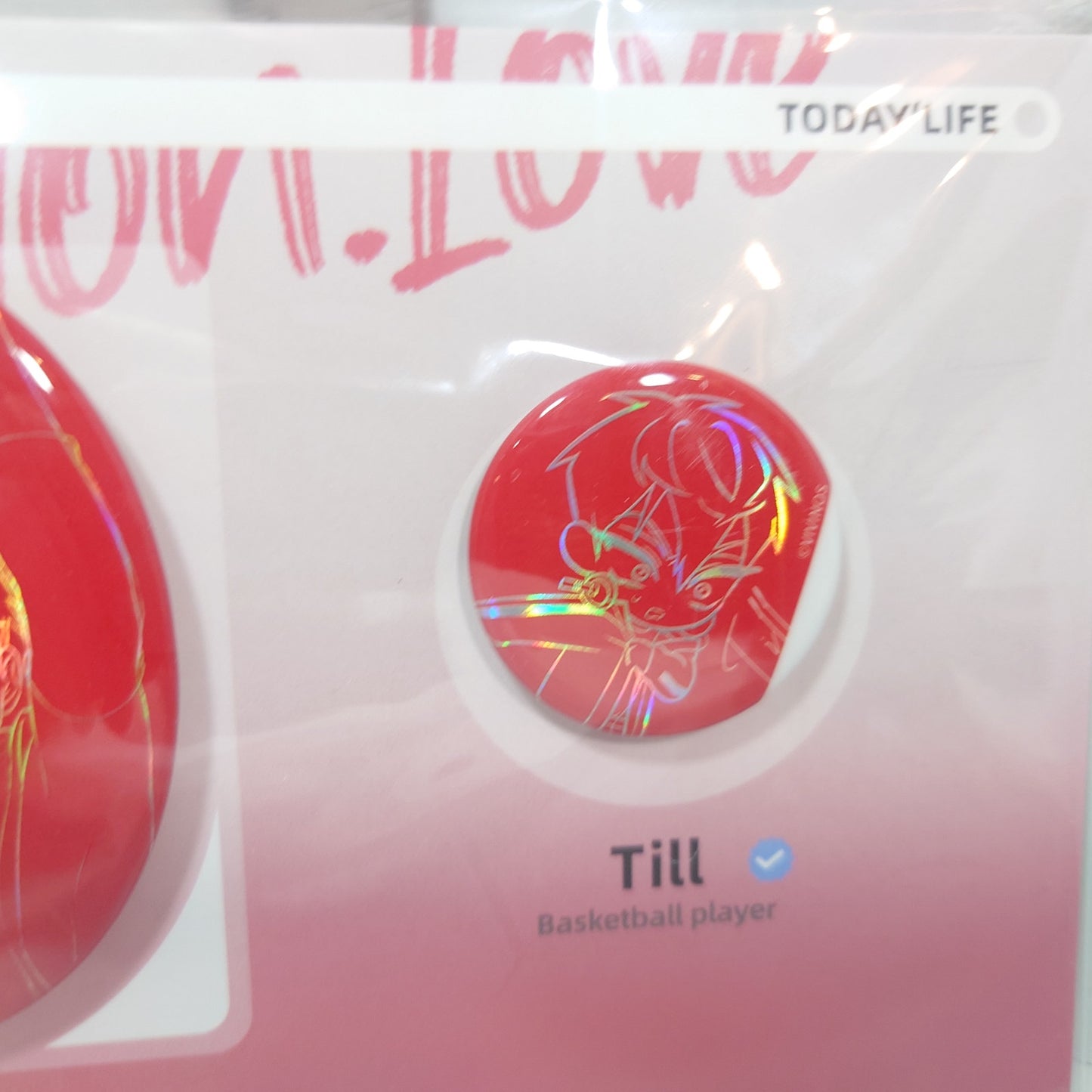Till Alien Stage Passion Love Badge Set