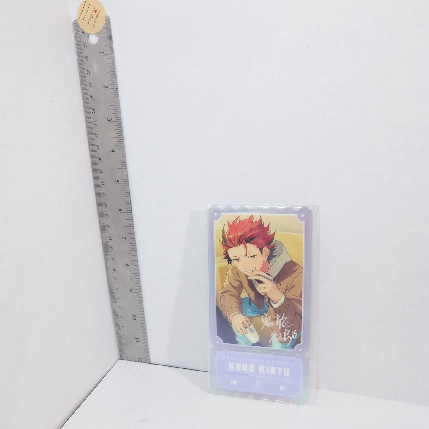 Kuro Kiryu AKATSUKI Ensemble Stars KR 3rd Anniversary Acrylic Ticket