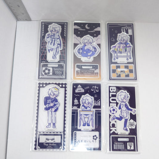 COMPLETE SET Nagi Seishiro "Retopobu" Acrylic Stand