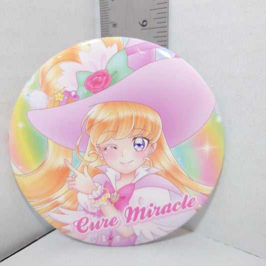 Cure Miracle Pretty Cure (Precure) 20th Anniversary Badge 75mm Diameter