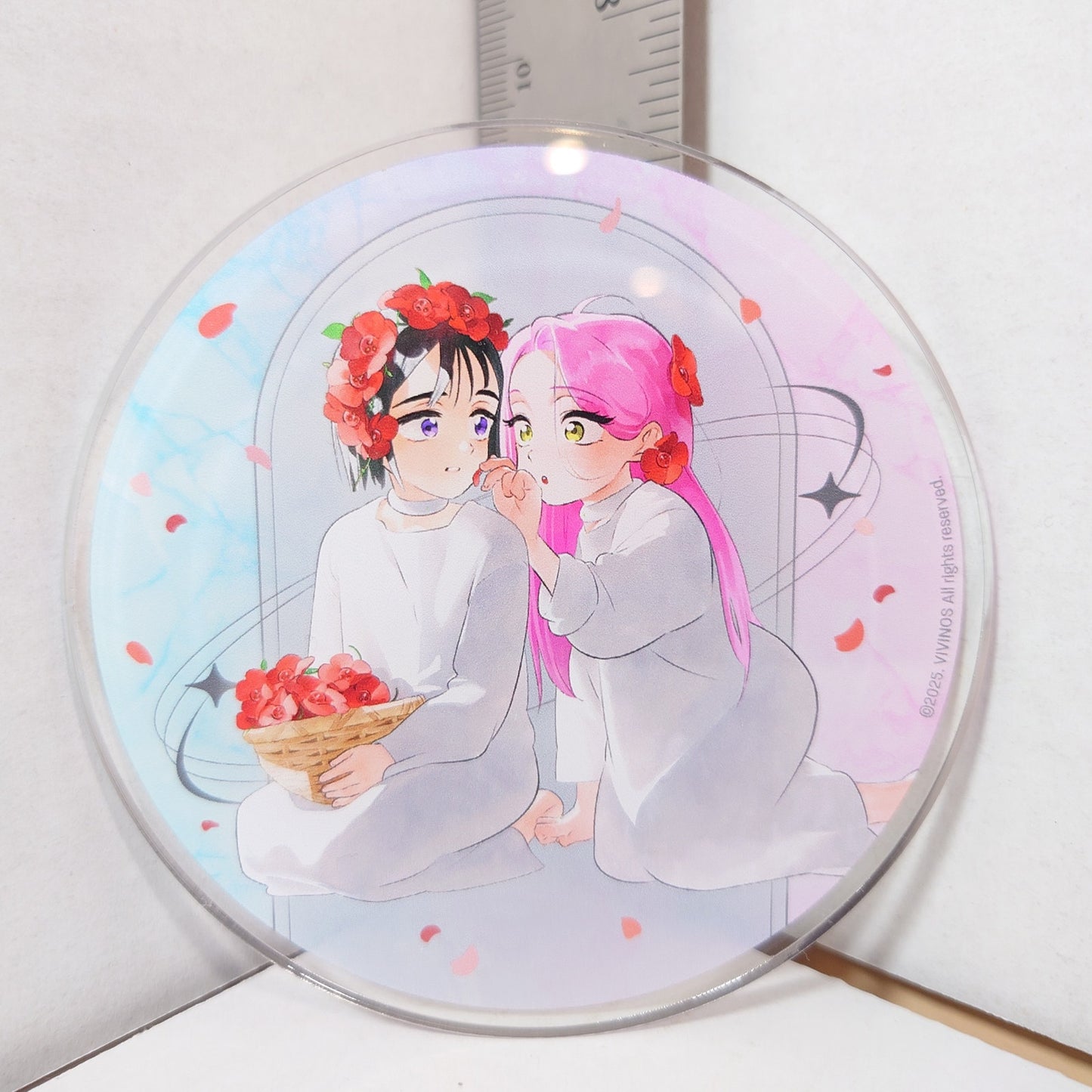 Mizi & Sua Alien Stage animatecafe Acrylic Coaster