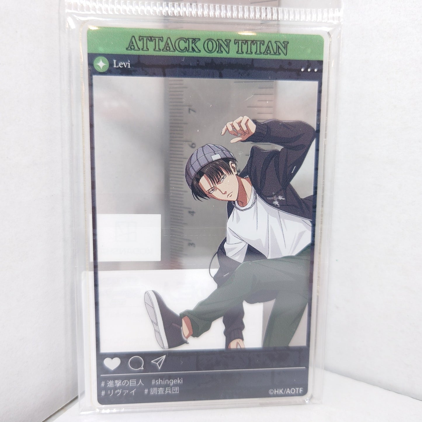 Levi Attack On Titan Acrylic Card