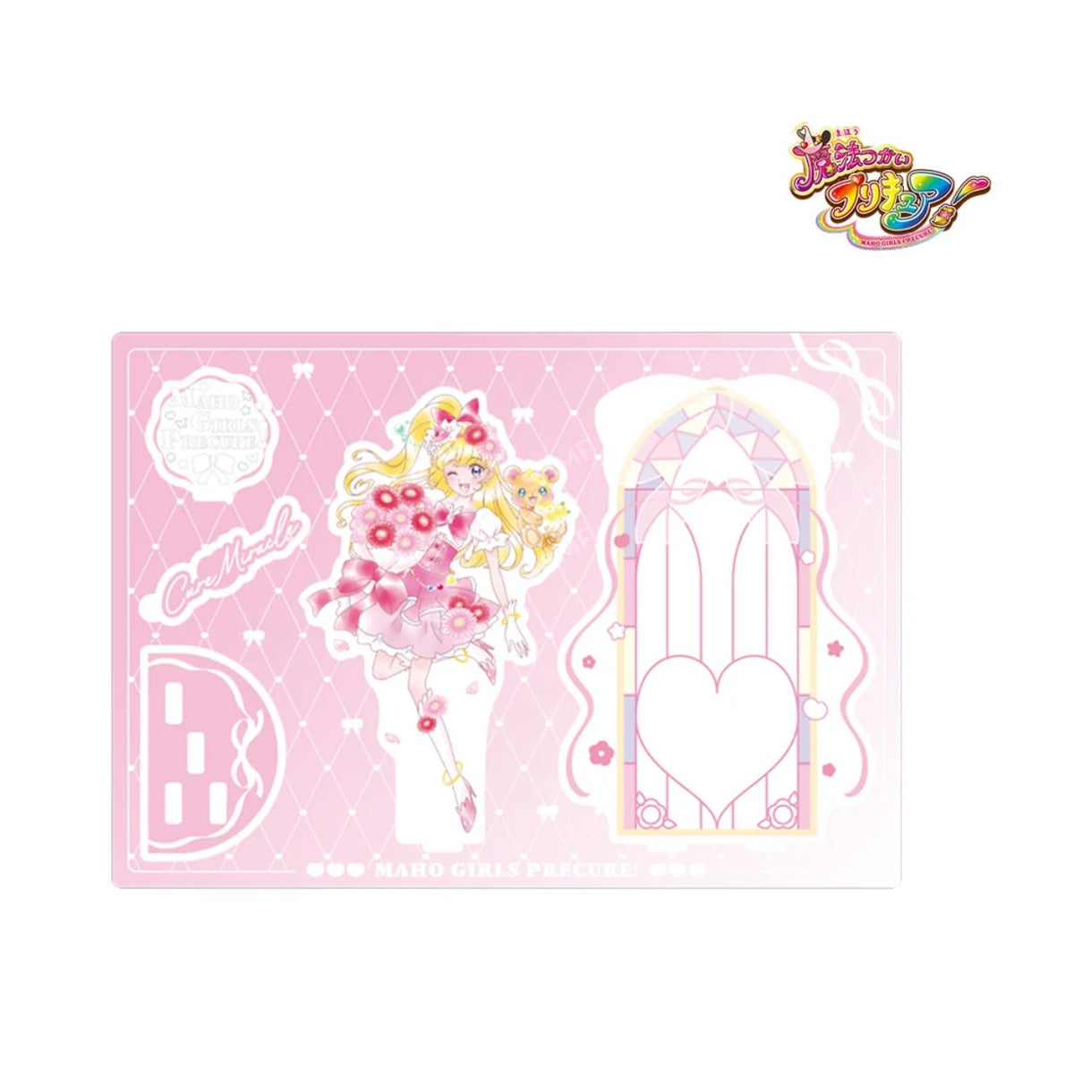 Cure Miracle Maho Tsugai Pretty Cure! (Precure ) 10th Anniversary Collab Cafe BIG ACRYLIC STAND