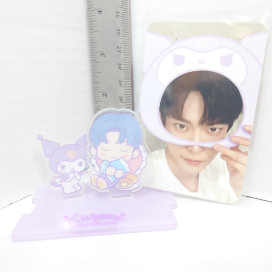 NCT x Sanrio Doyoung & Kuromi Acrylic Stand & Photocard Set