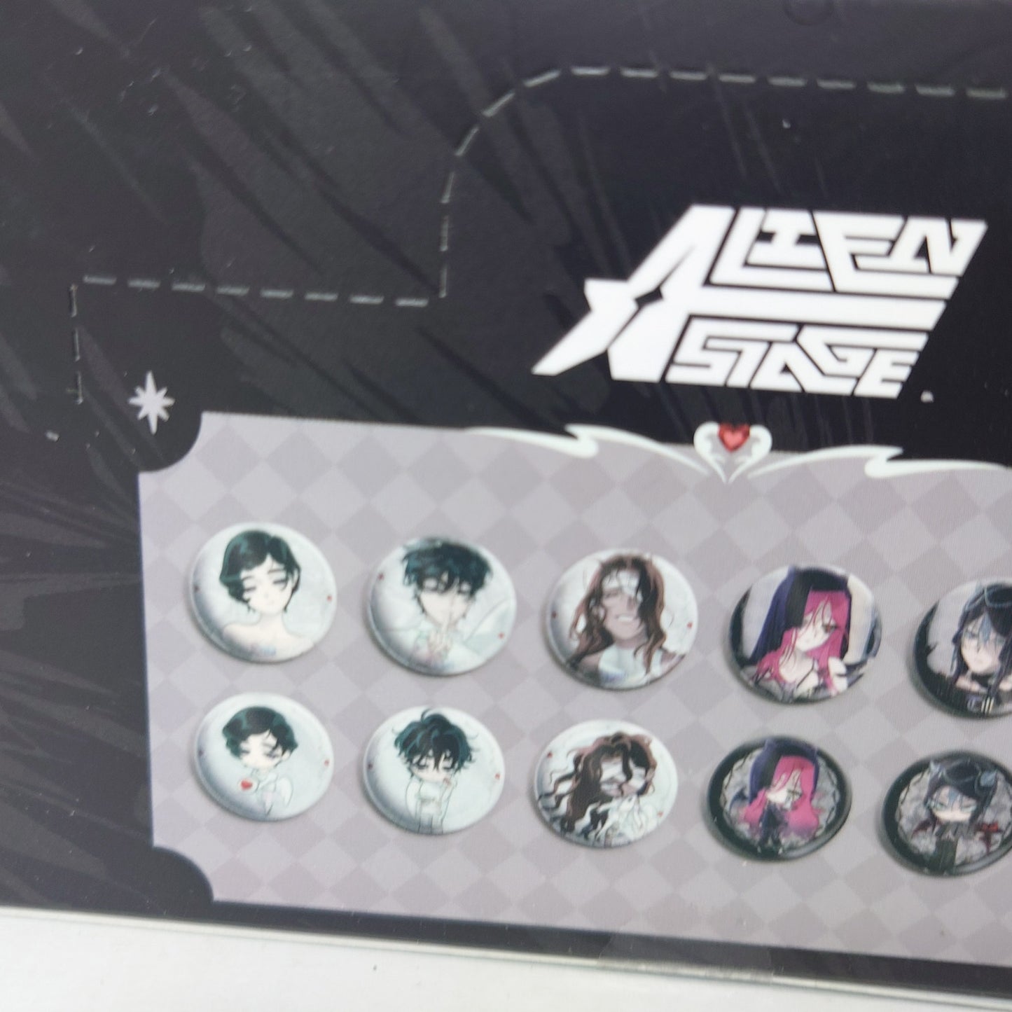 Alien Stage Angels and Devils March Monster Cafe Badge Box Set