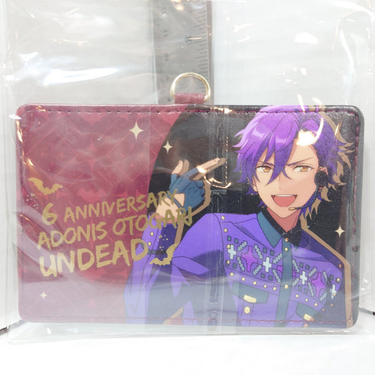 Adonis Otogari UNDEAD Ensemble Stars CN 6th Anniversary Pass Case