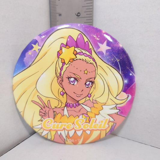 Cure Soleil Pretty Cure (Precure) 20th Anniversary Badge 75mm Diameter