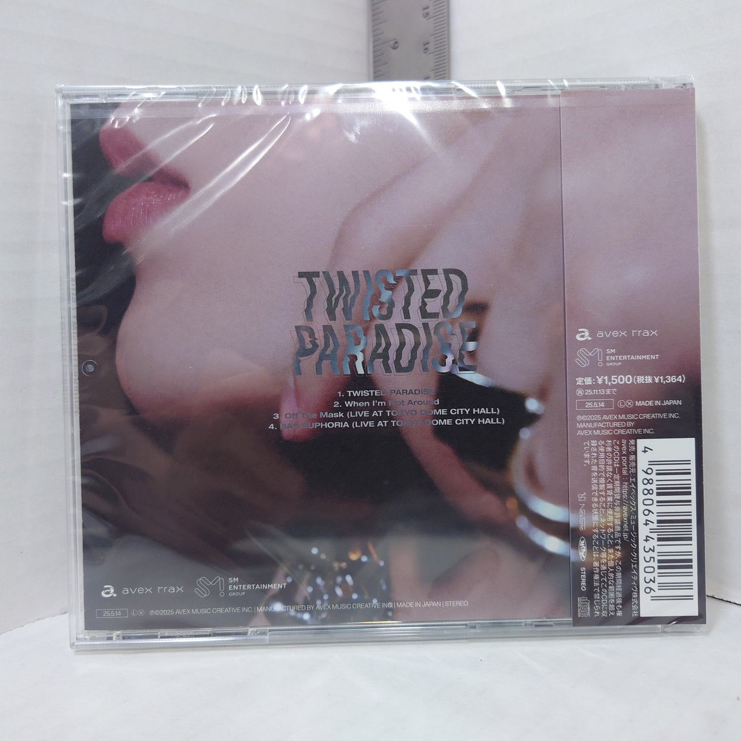 w/ POB Yuta Nakamoto Twisted Paradise First Press Album CD