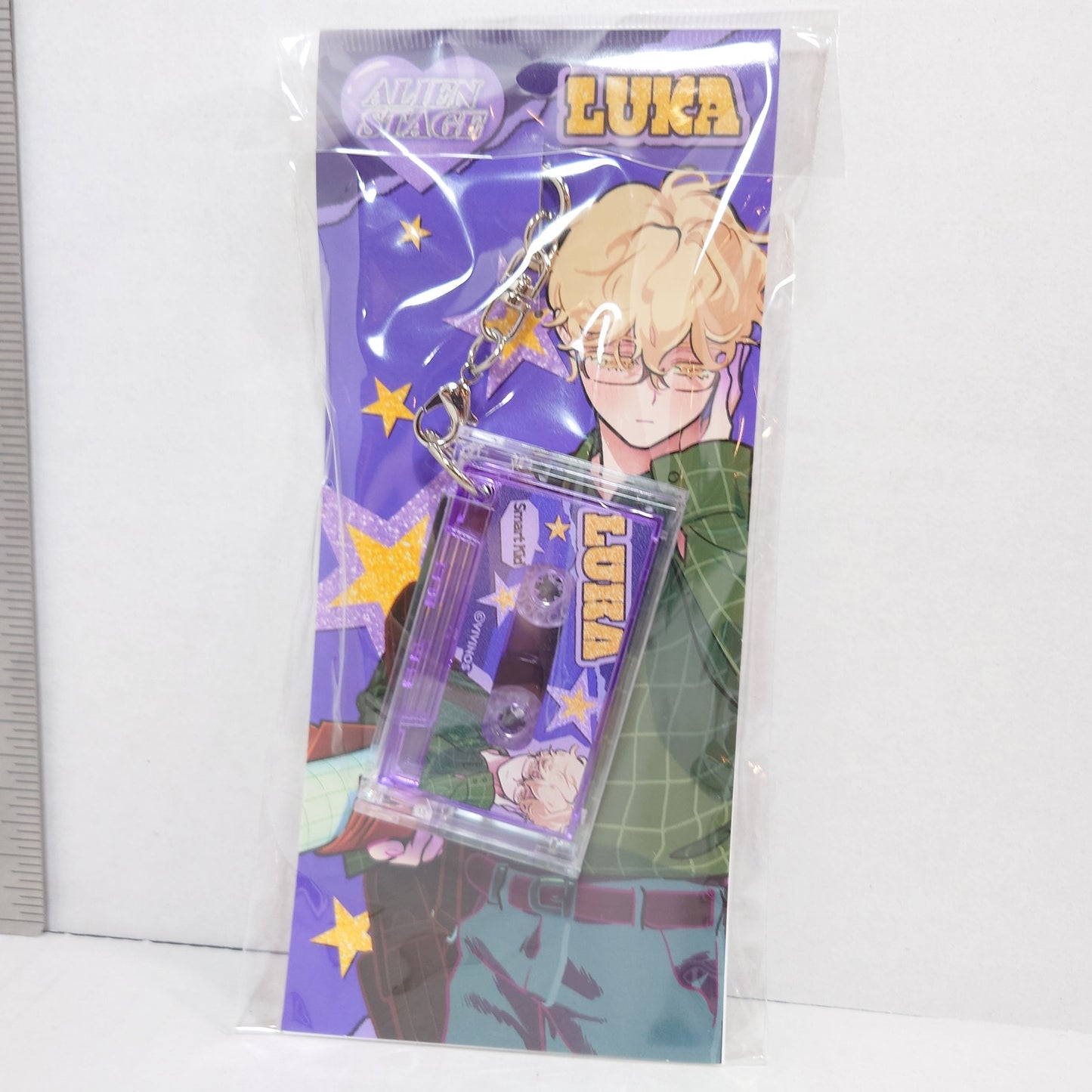 Luka Alien Stage Find your Plus One! Cassette Keychain