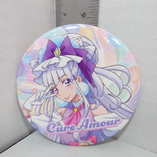 Cure Amour Pretty Cure (Precure) 20th Anniversary Badge 75mm Diameter
