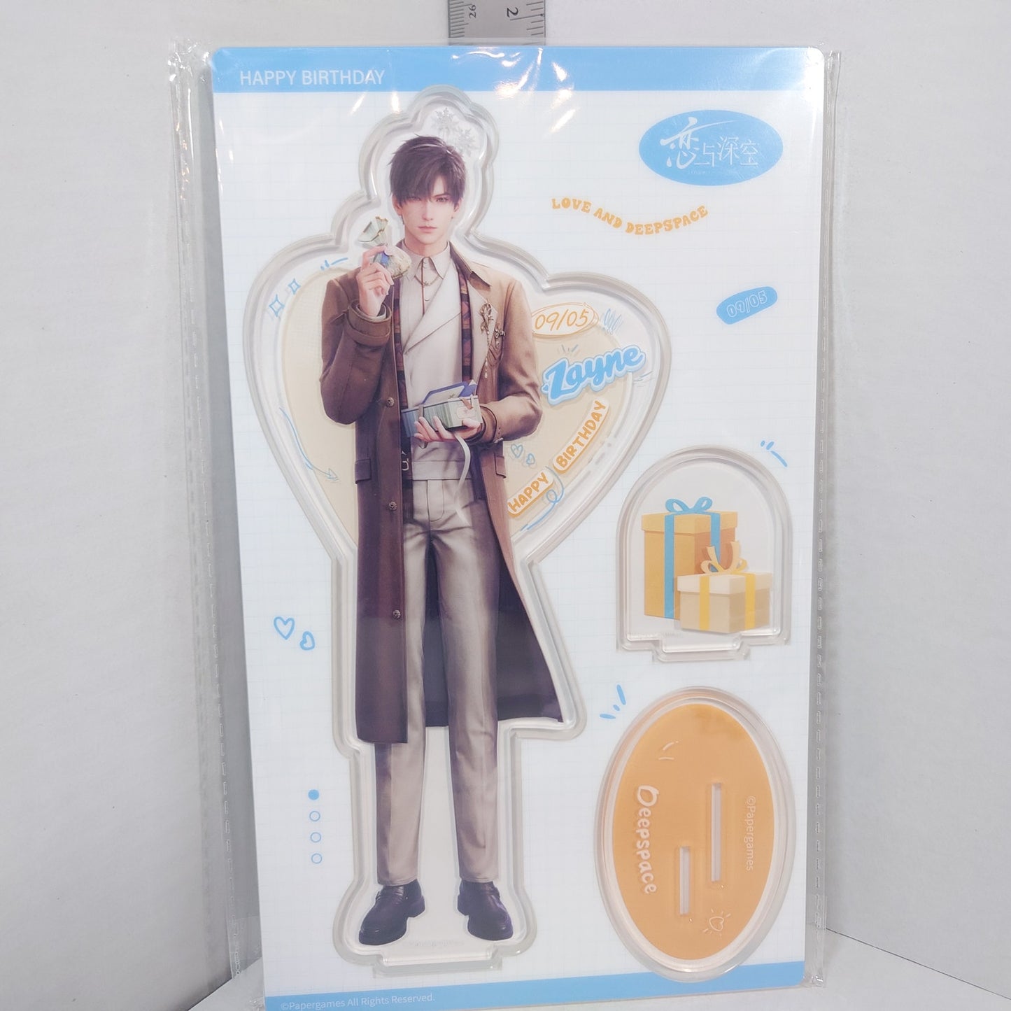 Zayne Love and Deepspace Birthday Acrylic Stand