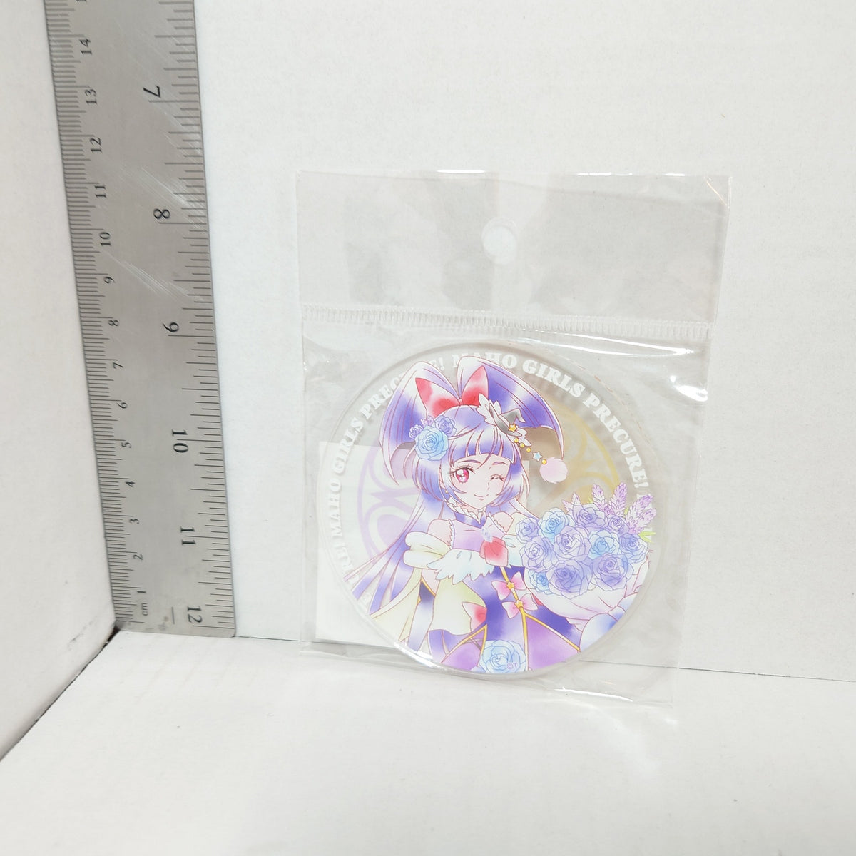 Cure Magical Maho Tsugai Pretty Cure! (Precure) 10th Anniversary Collab Cafe Acrylic Coaster