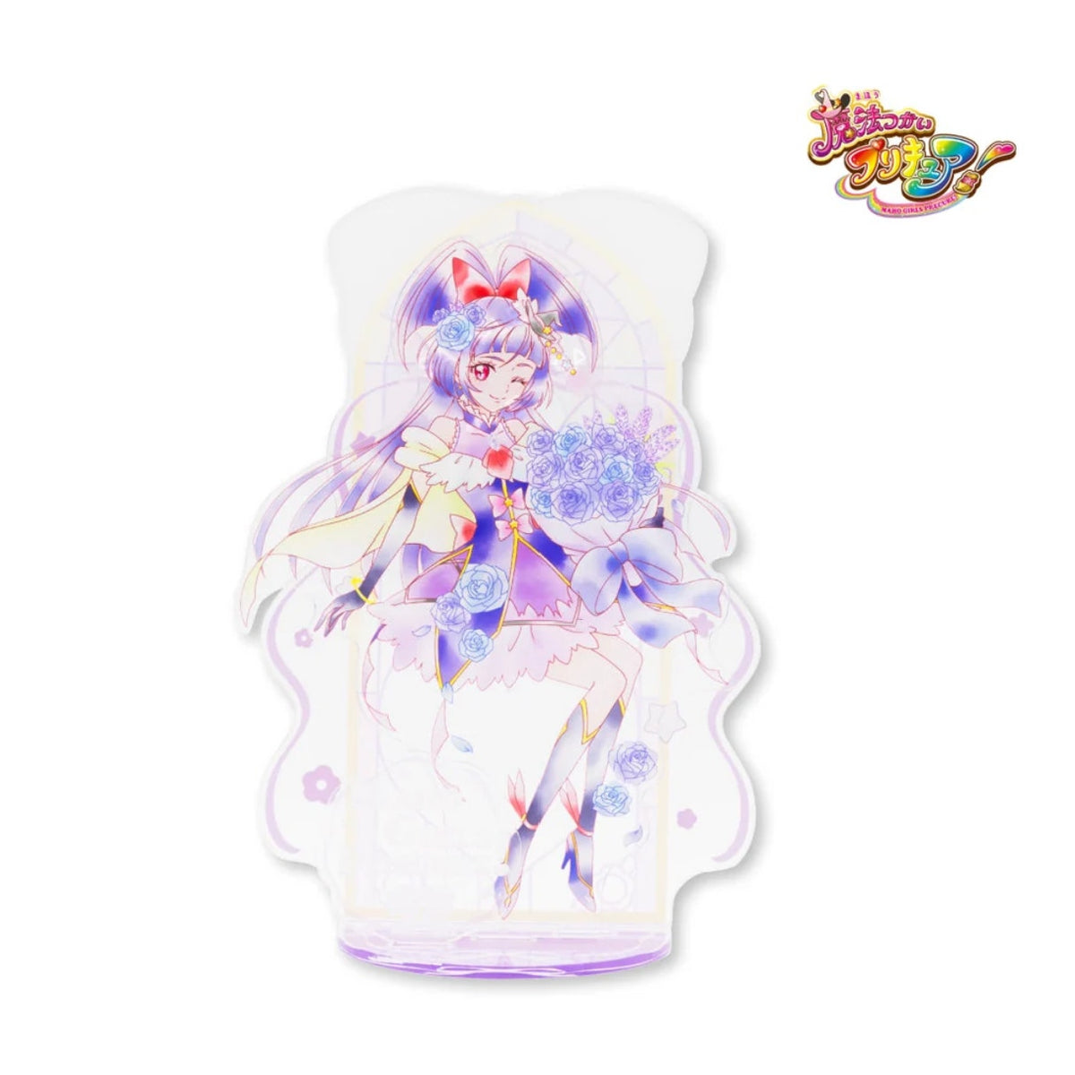 Cure Magical Maho Tsugai Pretty Cure! (Precure ) 10th Anniversary Collab Cafe BIG ACRYLIC STAND