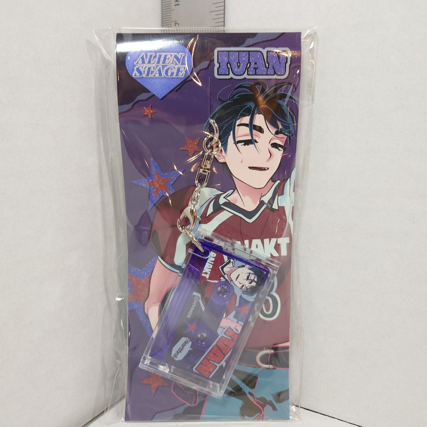 Ivan Alien Stage Find your Plus One! Cassette Keychain